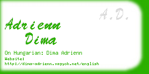 adrienn dima business card